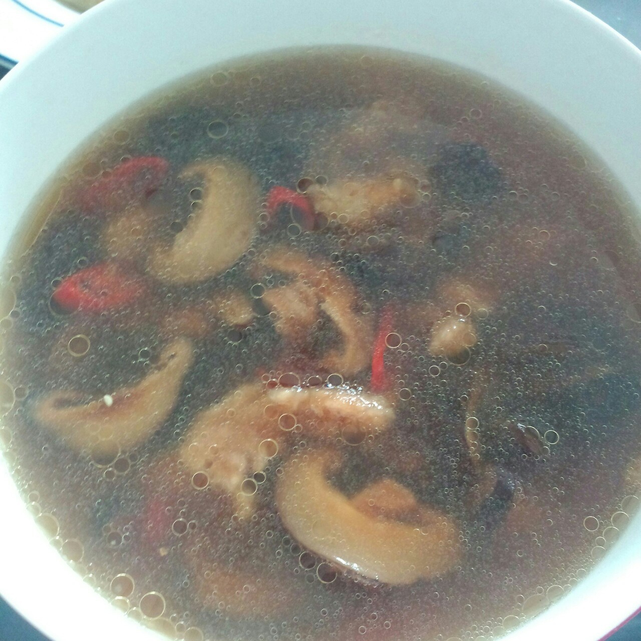 香菇肉片汤