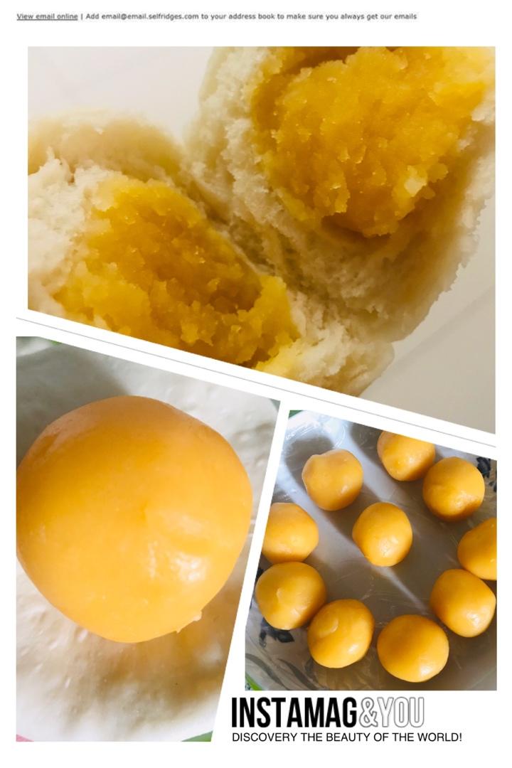 超级棉软的奶黄包