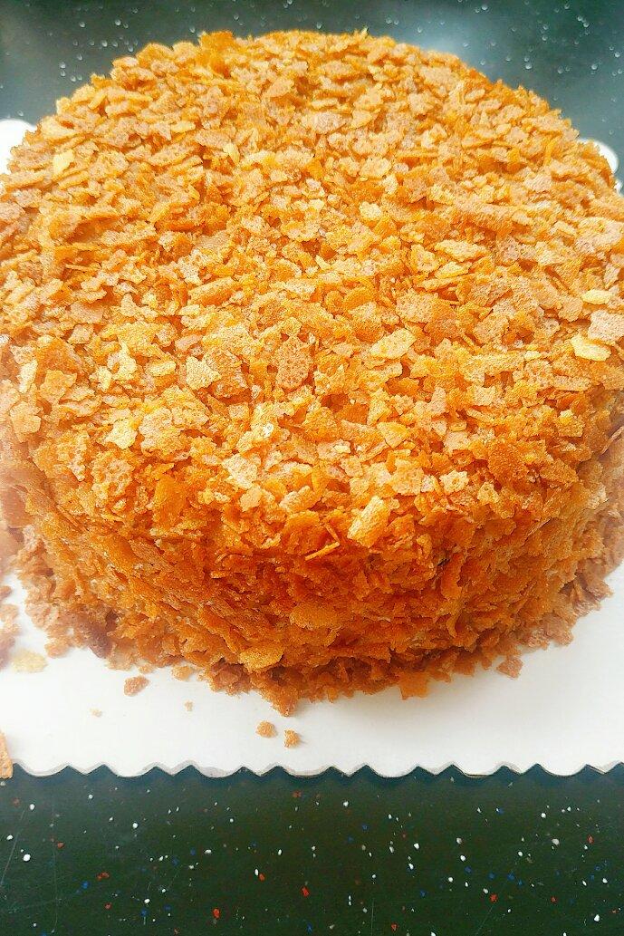 小情绪963做的海盐奥利奥奶油脆脆蛋糕