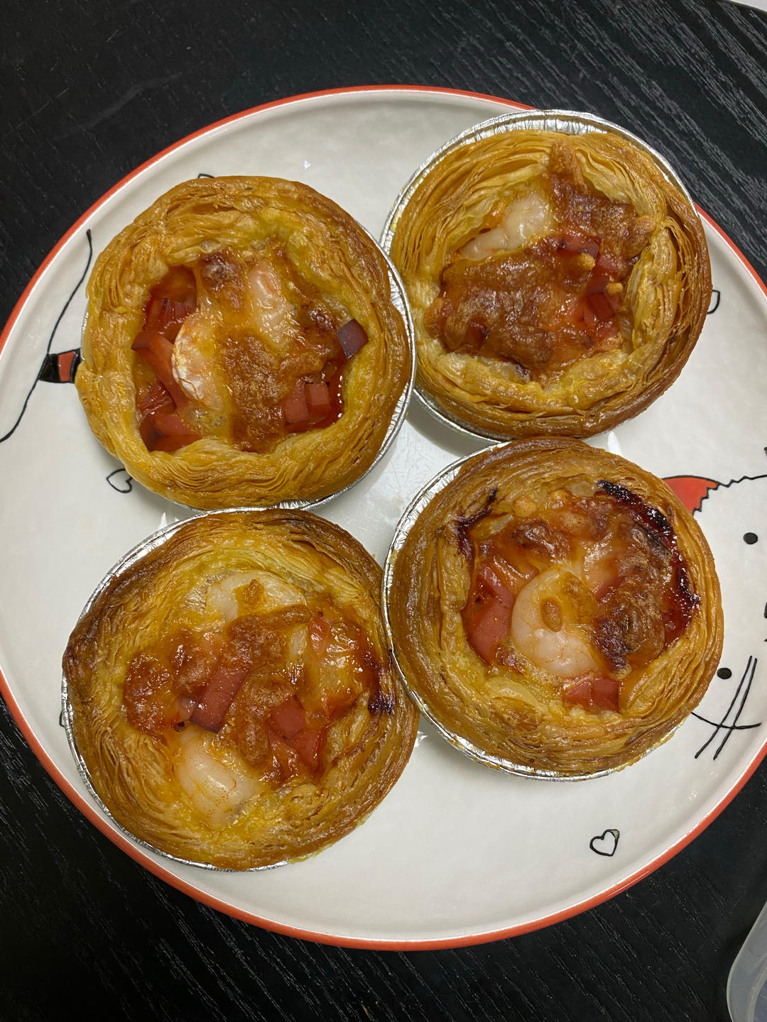 超简单迷你小披萨(蛋挞皮)