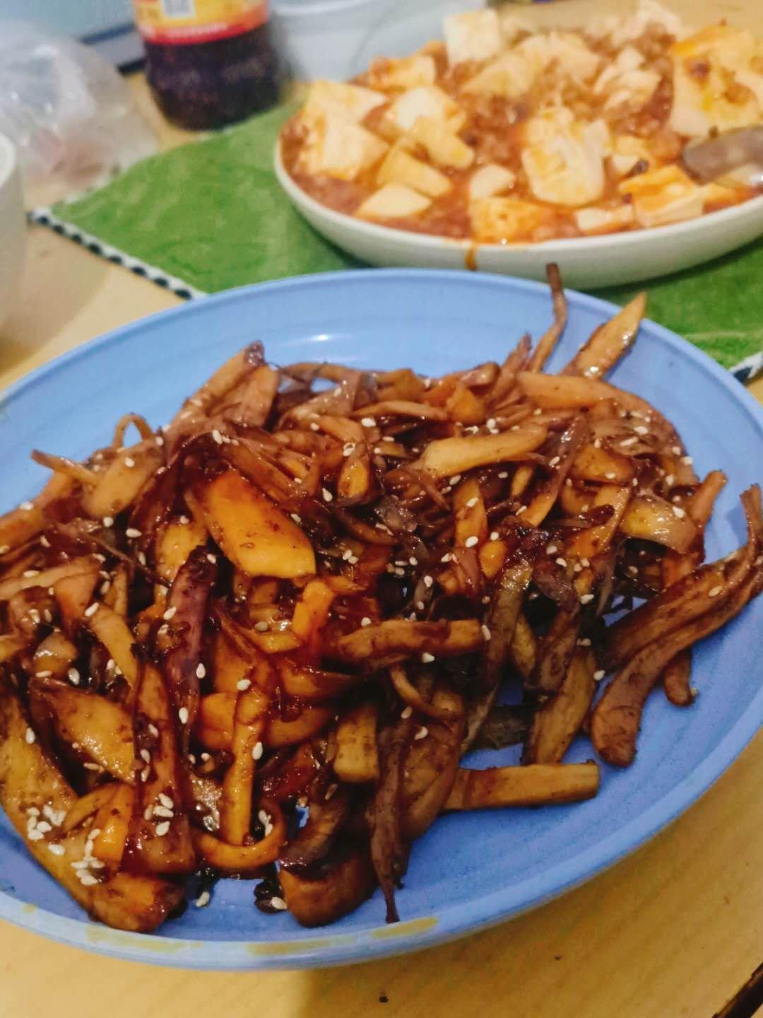 干煸杏鲍菇