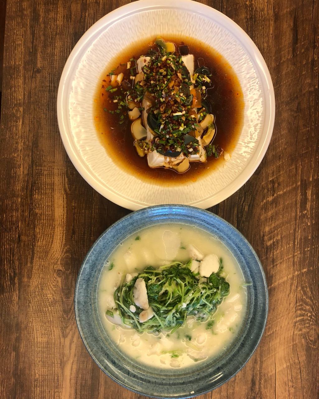 萝卜苗（娃娃菜）煮芋头