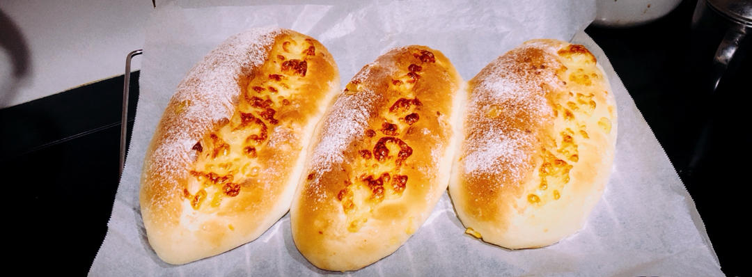 矛盾的碰撞 盐烧芝士玉米面包