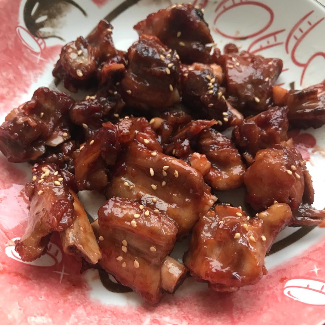 红腐乳烧排骨