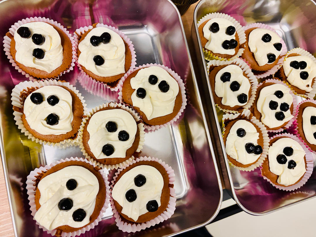 珍珠奶茶杯子蛋糕（北鼎烤箱食谱）