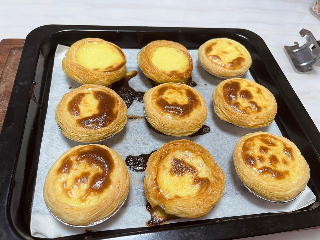 超嫩滑的葡式蛋挞(全蛋版)新手友好『秒杀KFC』