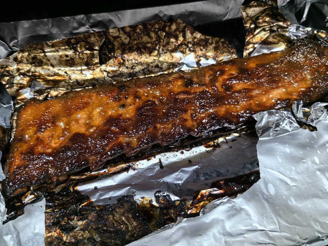 最简单的焦香软糯烤猪肋排