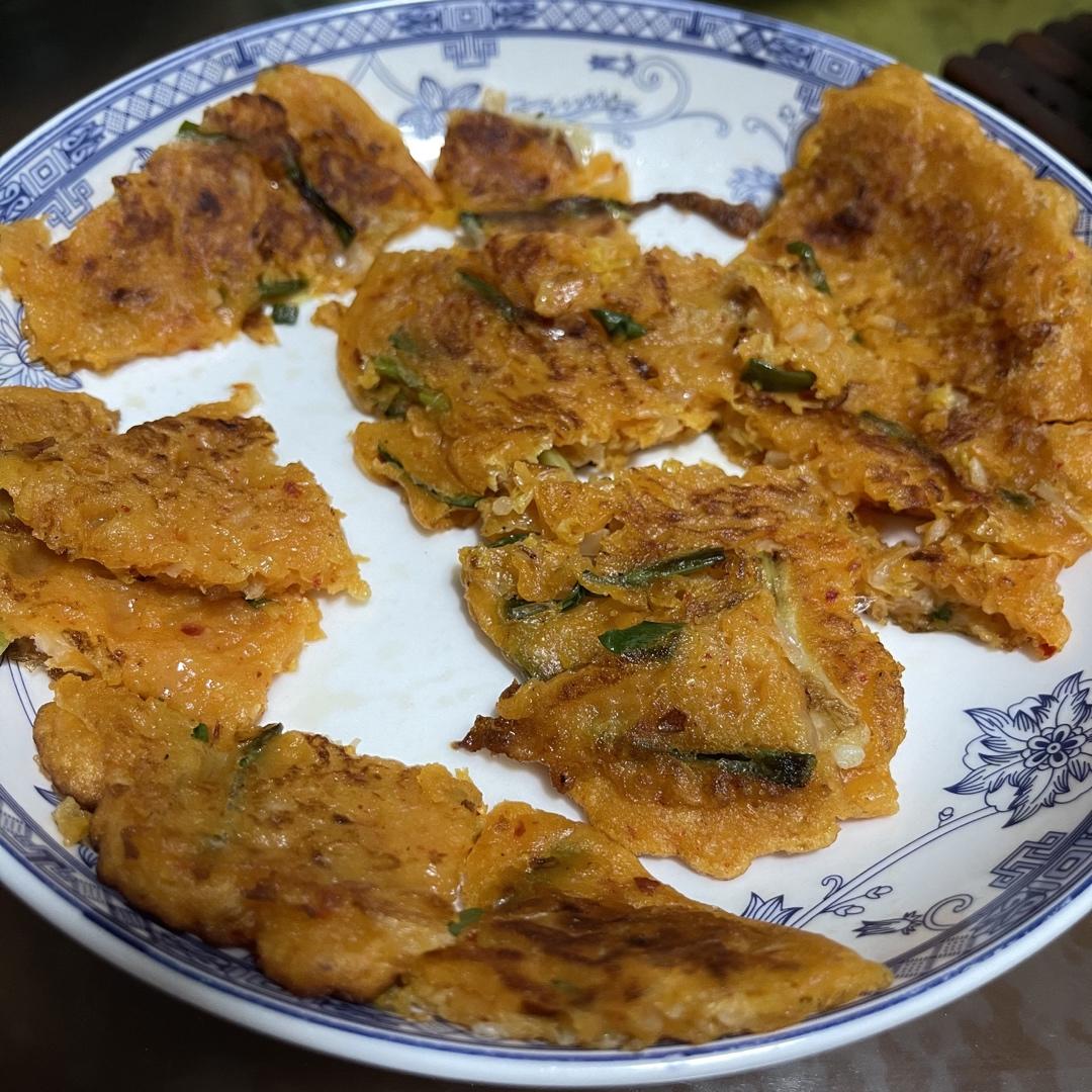 韩剧里的美食✨零失败超简单的韩式金枪鱼泡菜饼