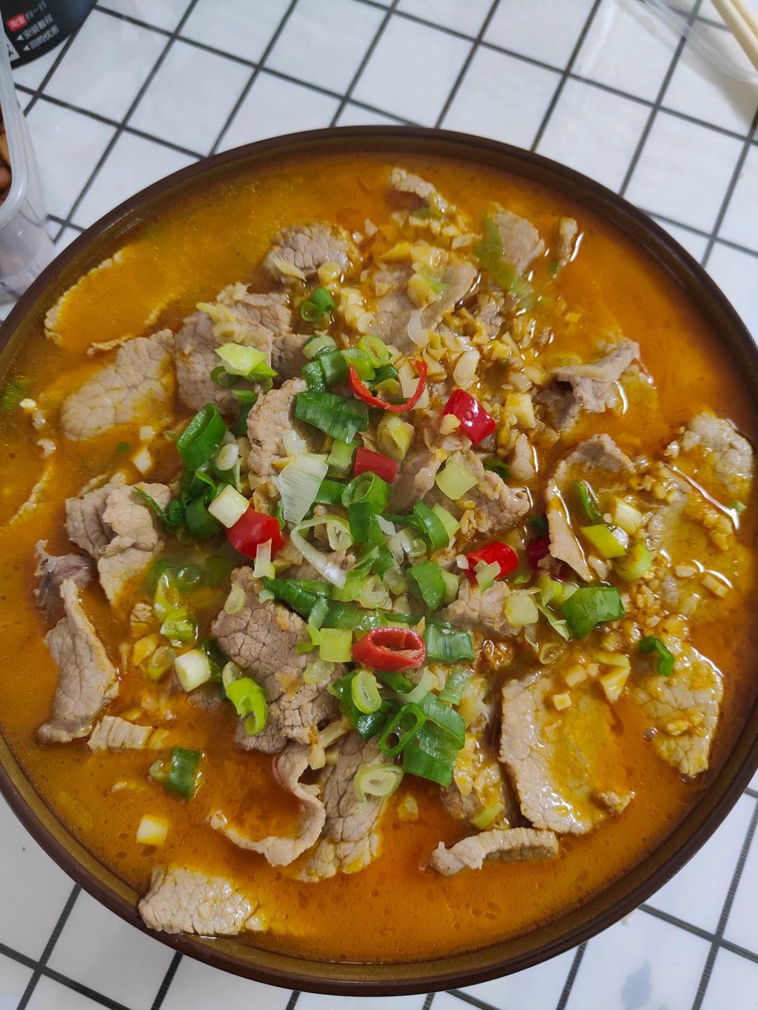金汤牛肉片-下厨房酸汤肥牛调料