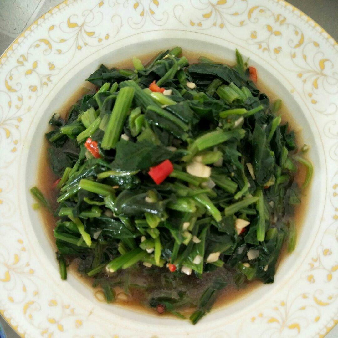 凉拌菠菜