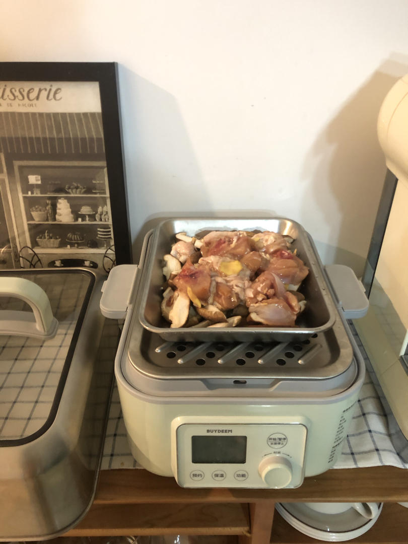 【4月北鼎蒸炖锅食谱】香菇蒸滑鸡