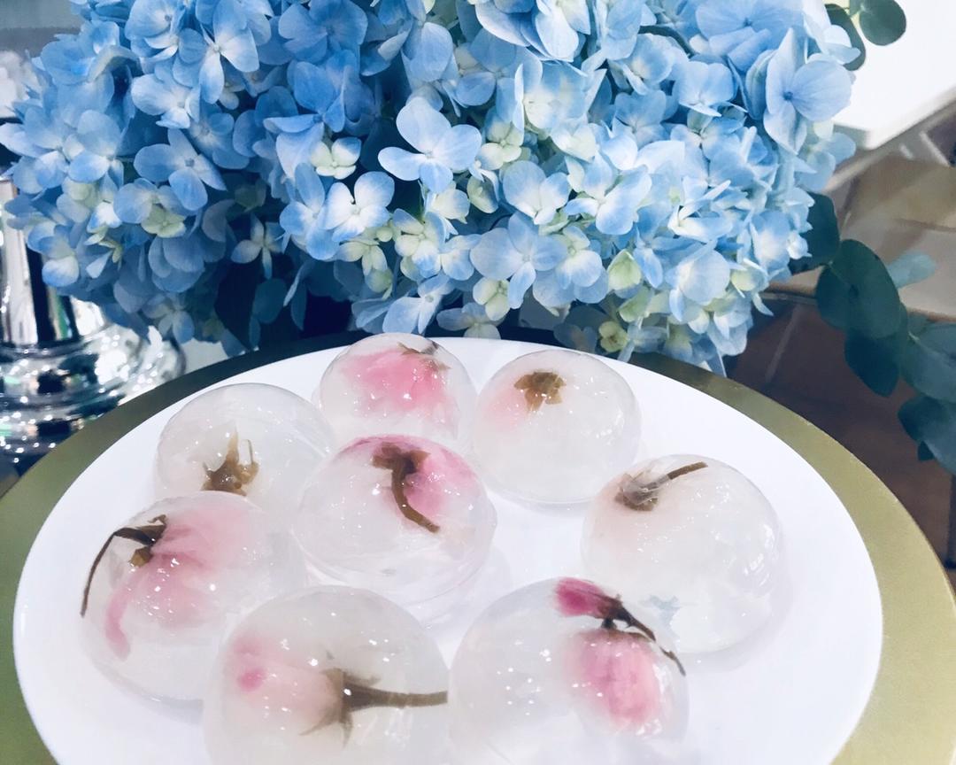 美善品樱花水信玄饼的做法