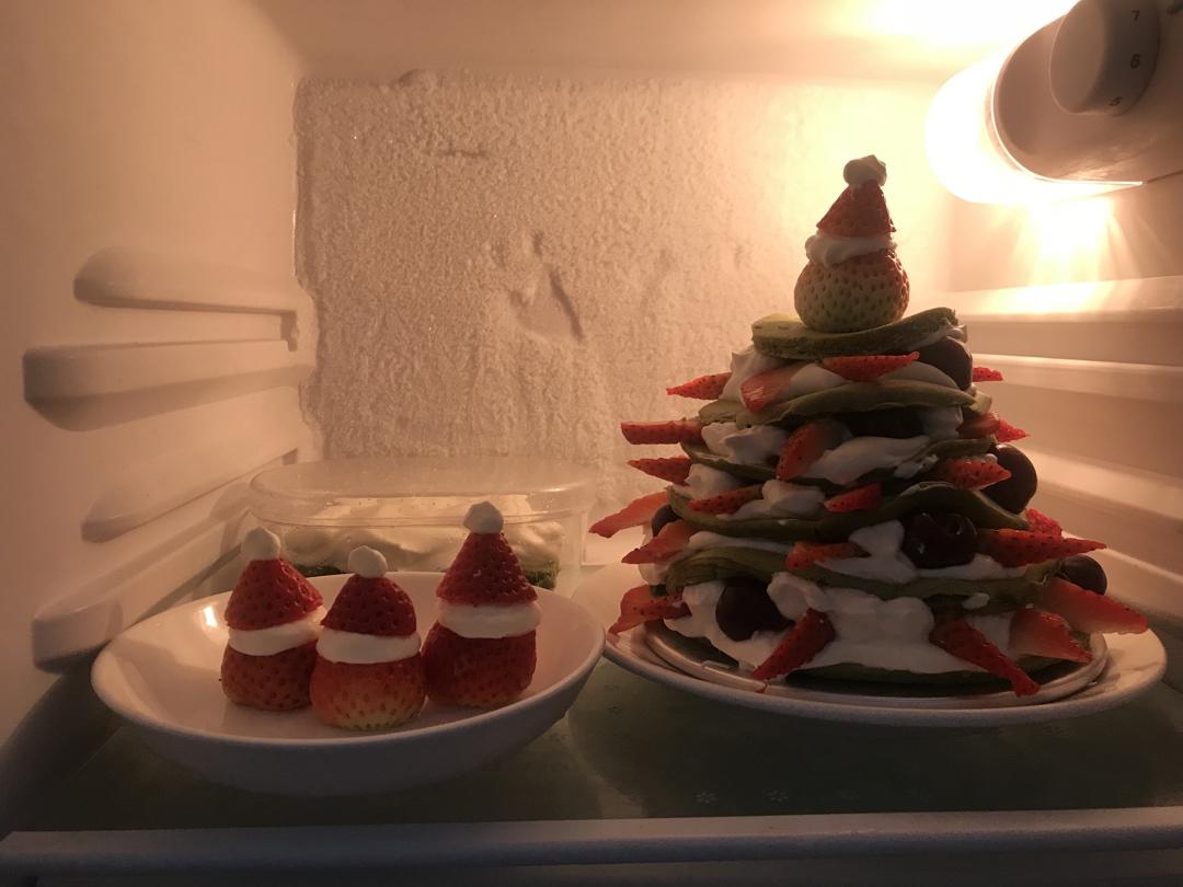 免烤箱❗️高颜值巨好吃的圣诞树松饼蛋糕🎄手把手教你做，让我们一起快乐过圣诞。