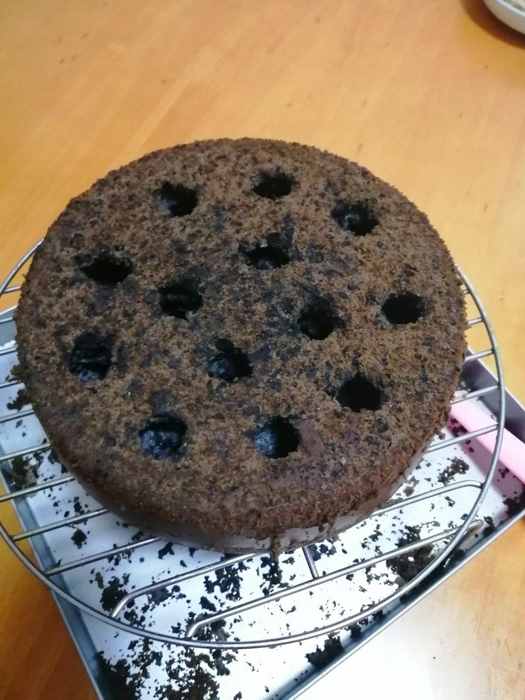 爆红网络的煤球蛋糕~戚风版