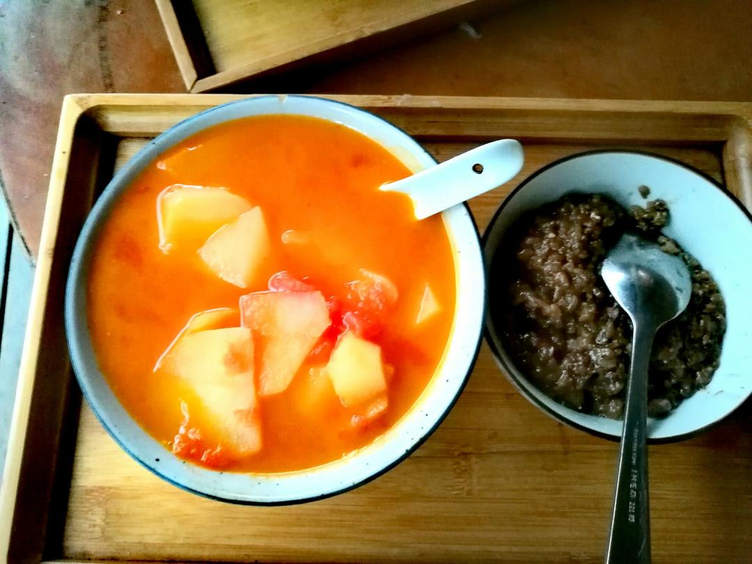 番茄土豆浓汤