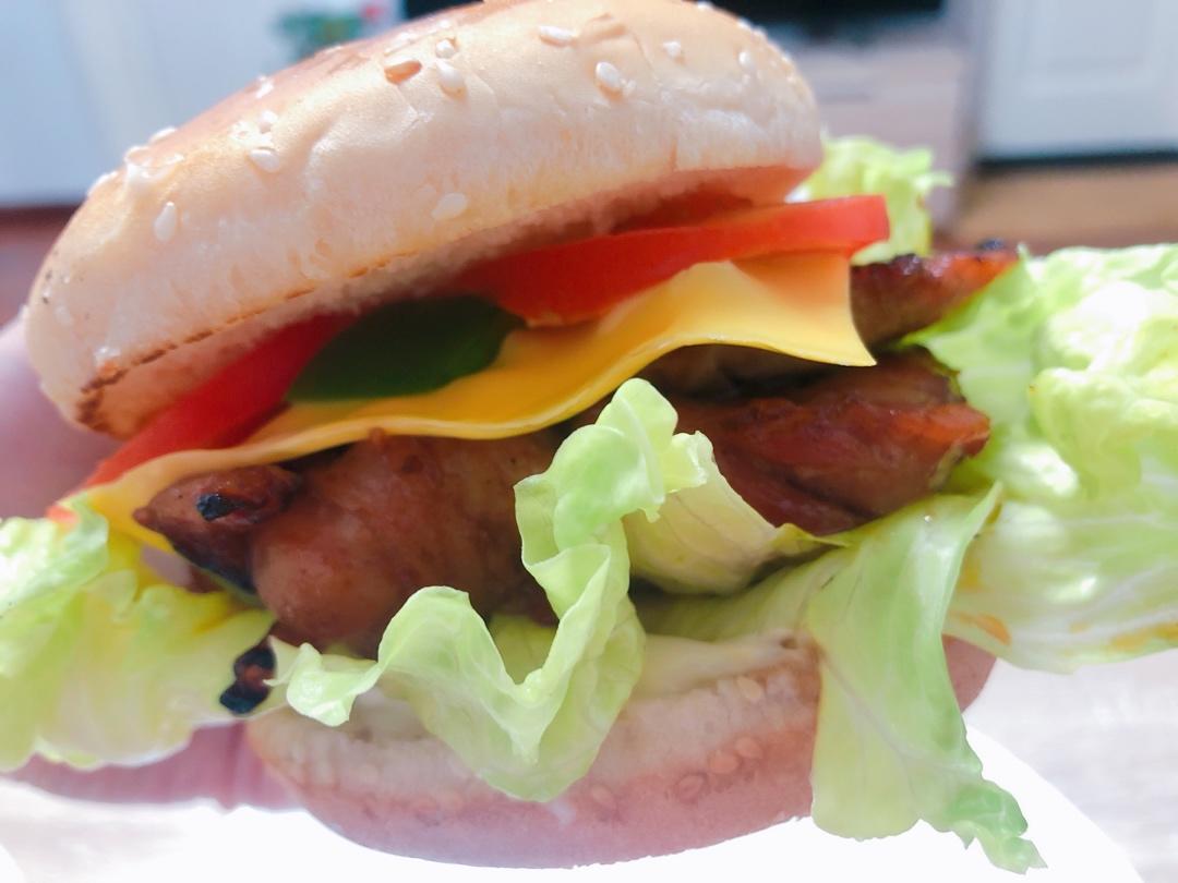 完爆KFC的板烧鸡腿堡（波兰种汉堡胚制作）