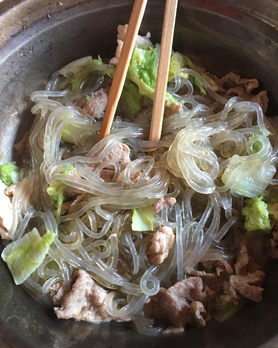 monkeyshen做的猪肉白菜炖粉条