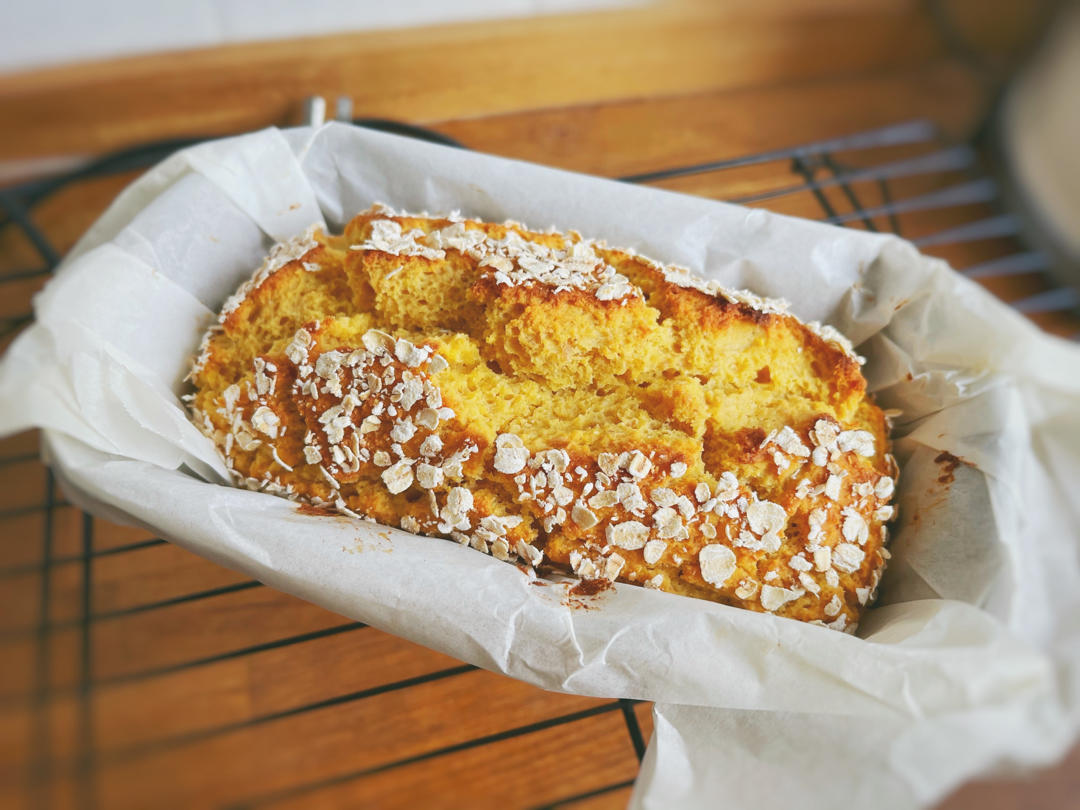 爱粗粮｜传统玉米面包 - Cornbread 🌽