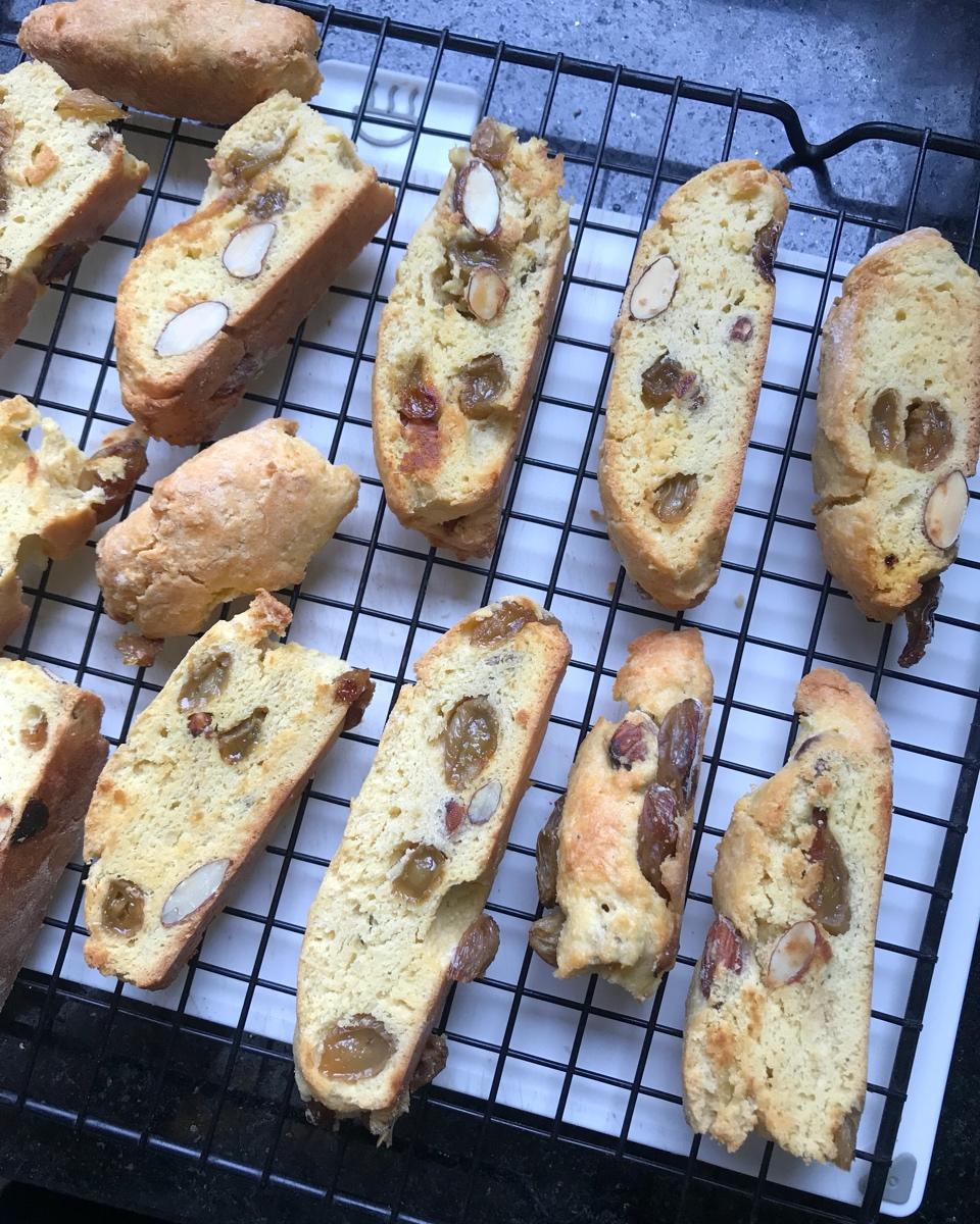 葡萄干坚果意式脆饼Biscotti——美国加州葡萄干