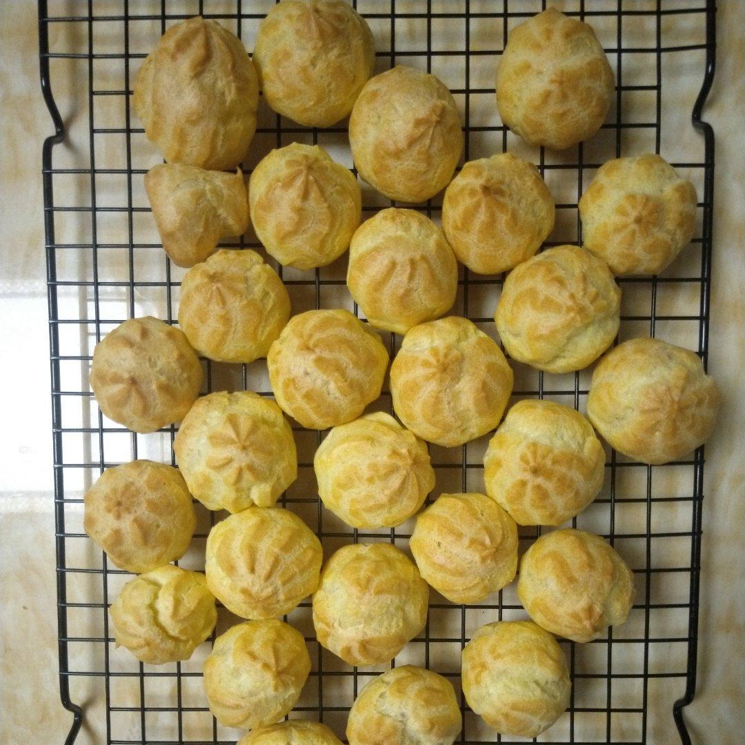 简单易成功的奶油小泡芙做法