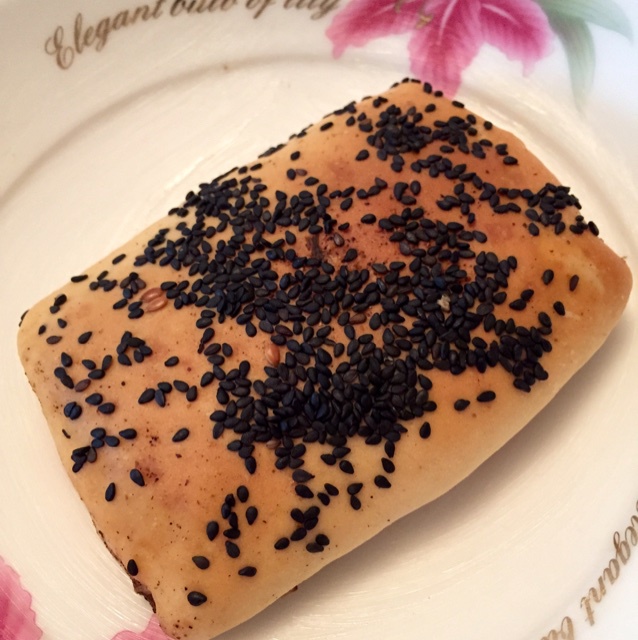 天然酵母版椒盐芝麻烧饼