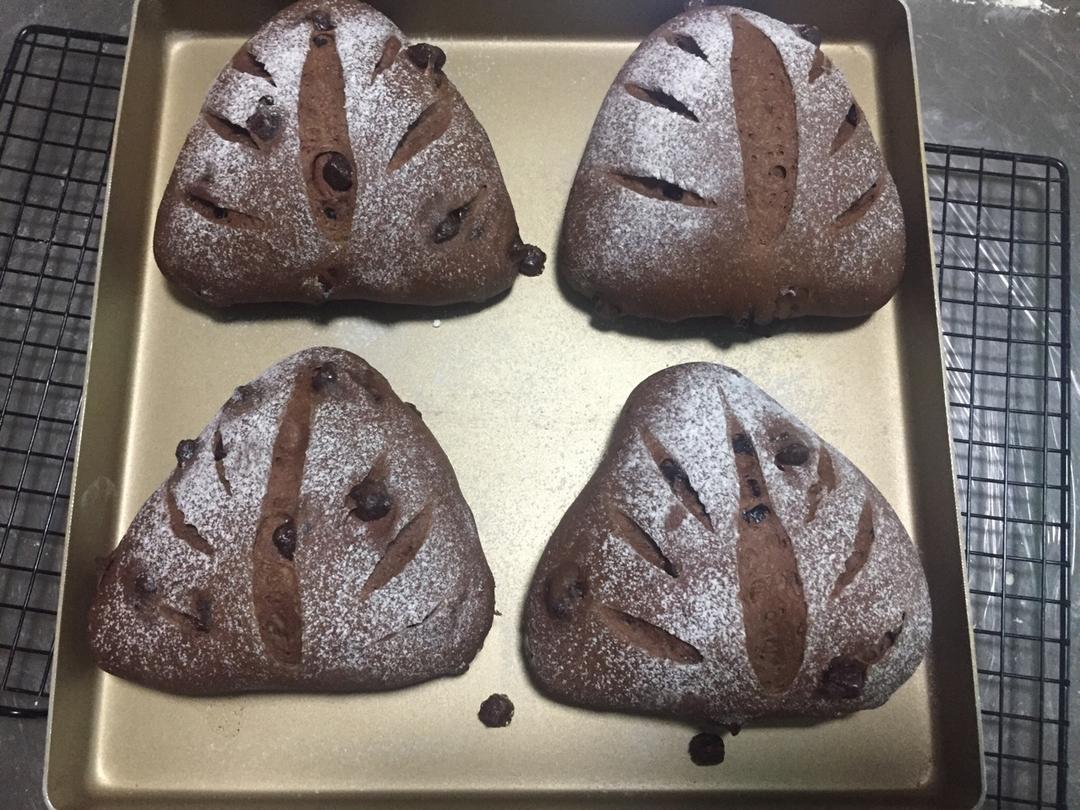 巧克力蔓越莓软欧