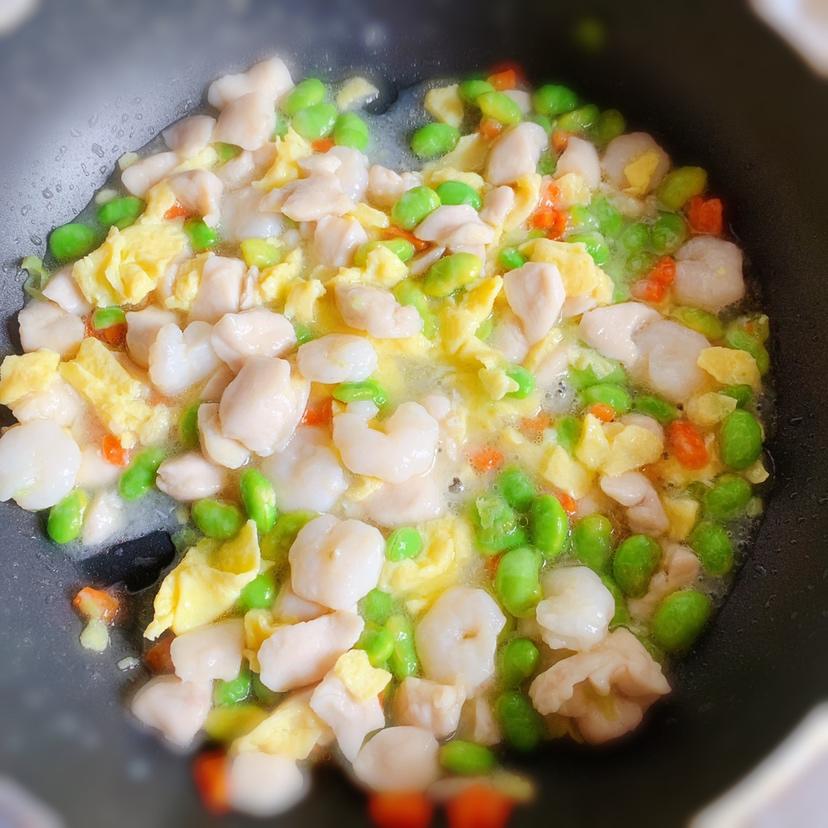 鸡肉丁虾仁的做法