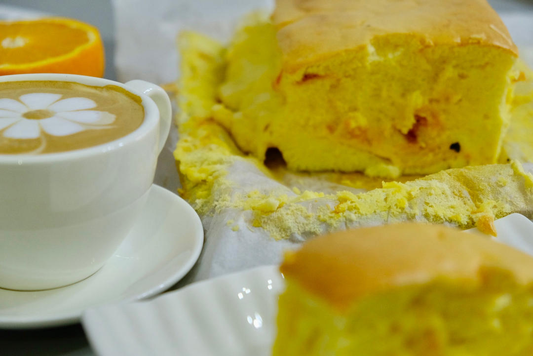 【芝士古早蛋糕】爆浆爆浆，肉松咸香