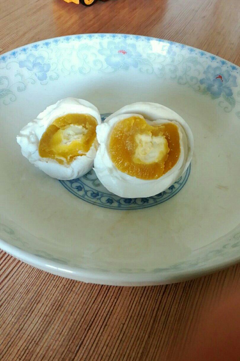 自制流油的咸鸭蛋
