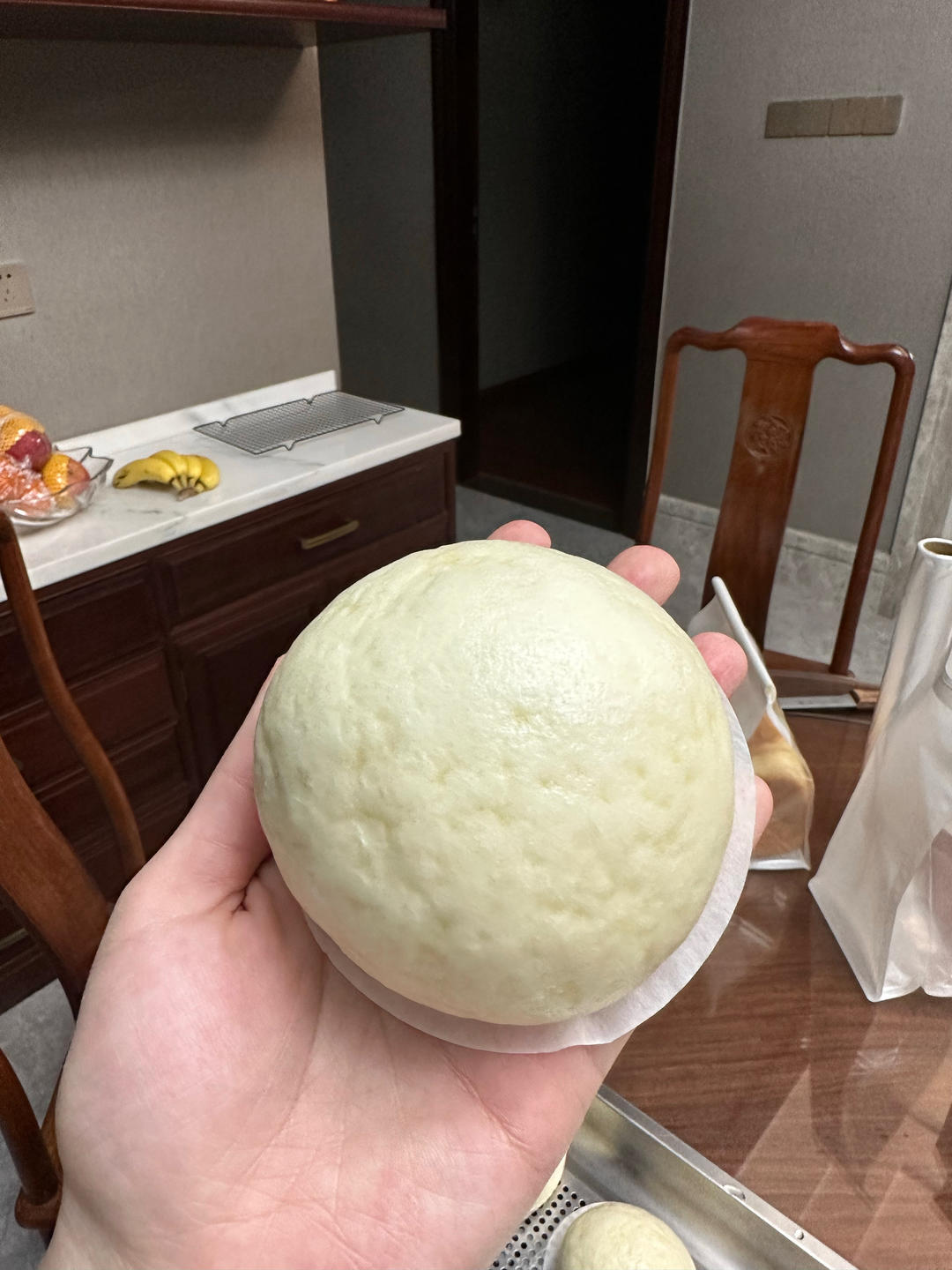一发奶香小馒头，口感特别好！