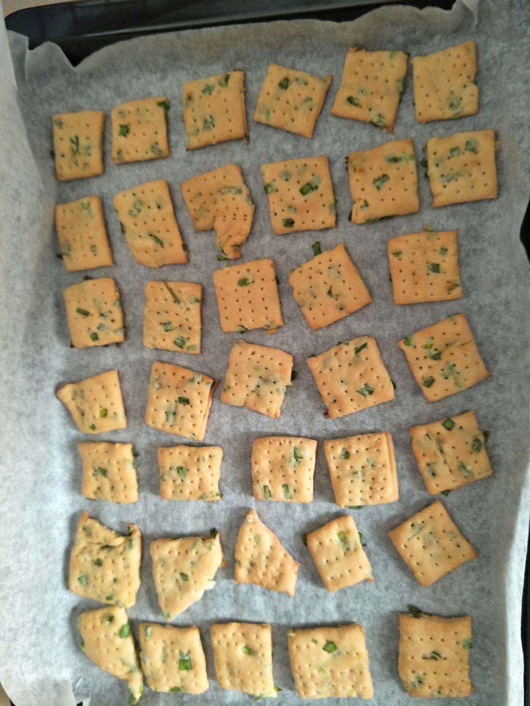 无糖香葱苏打咸饼干