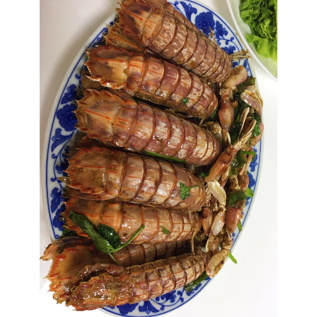 椒盐濑尿虾