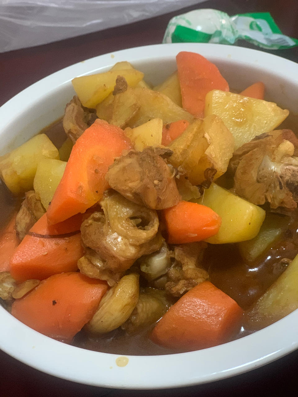 土豆烧鸡腿肉