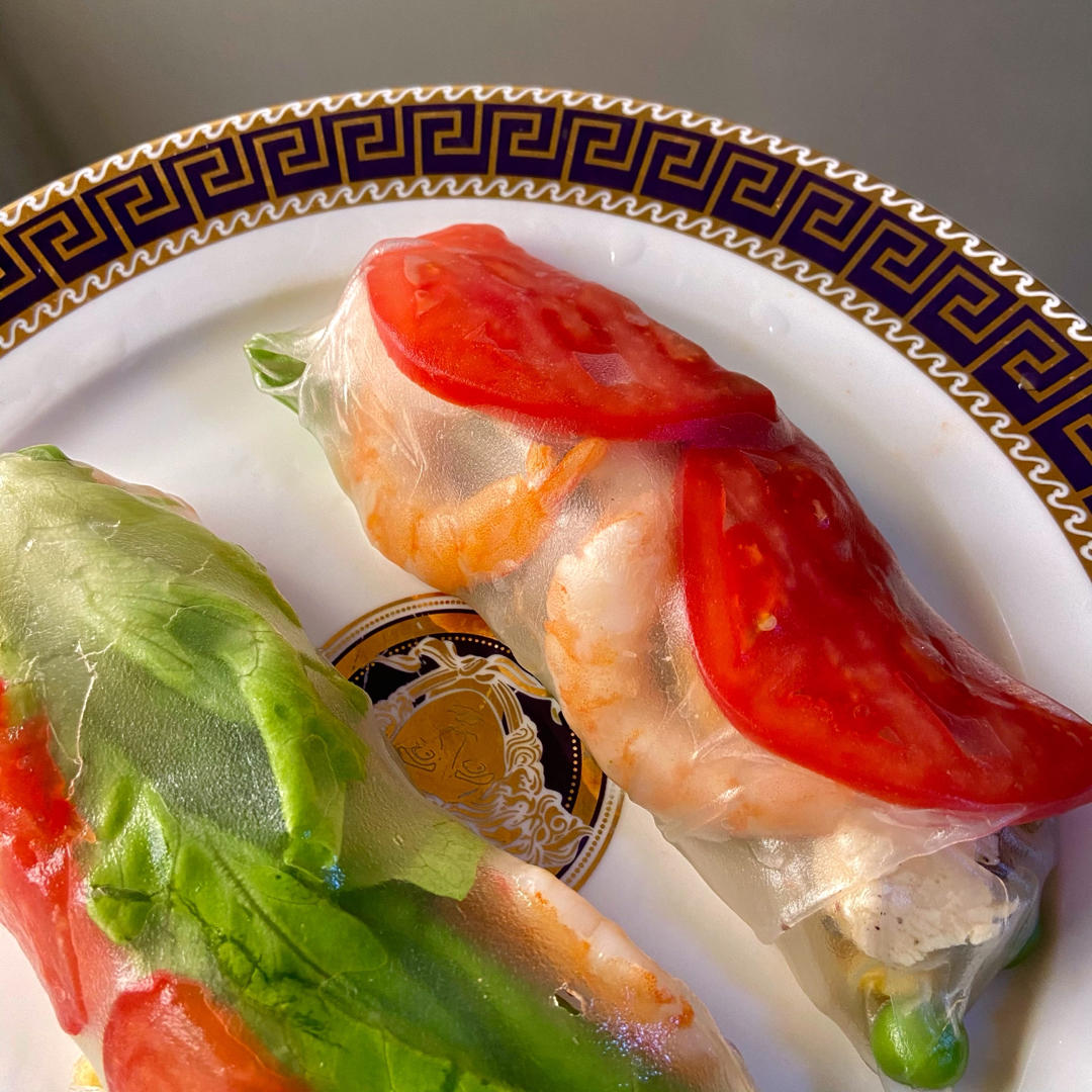 【外貌协会🌴】越南春卷（附蘸汁做法，超低热量！）