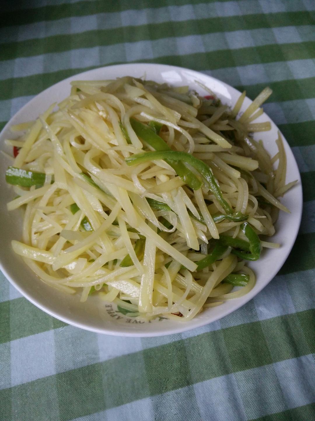 青椒土豆丝