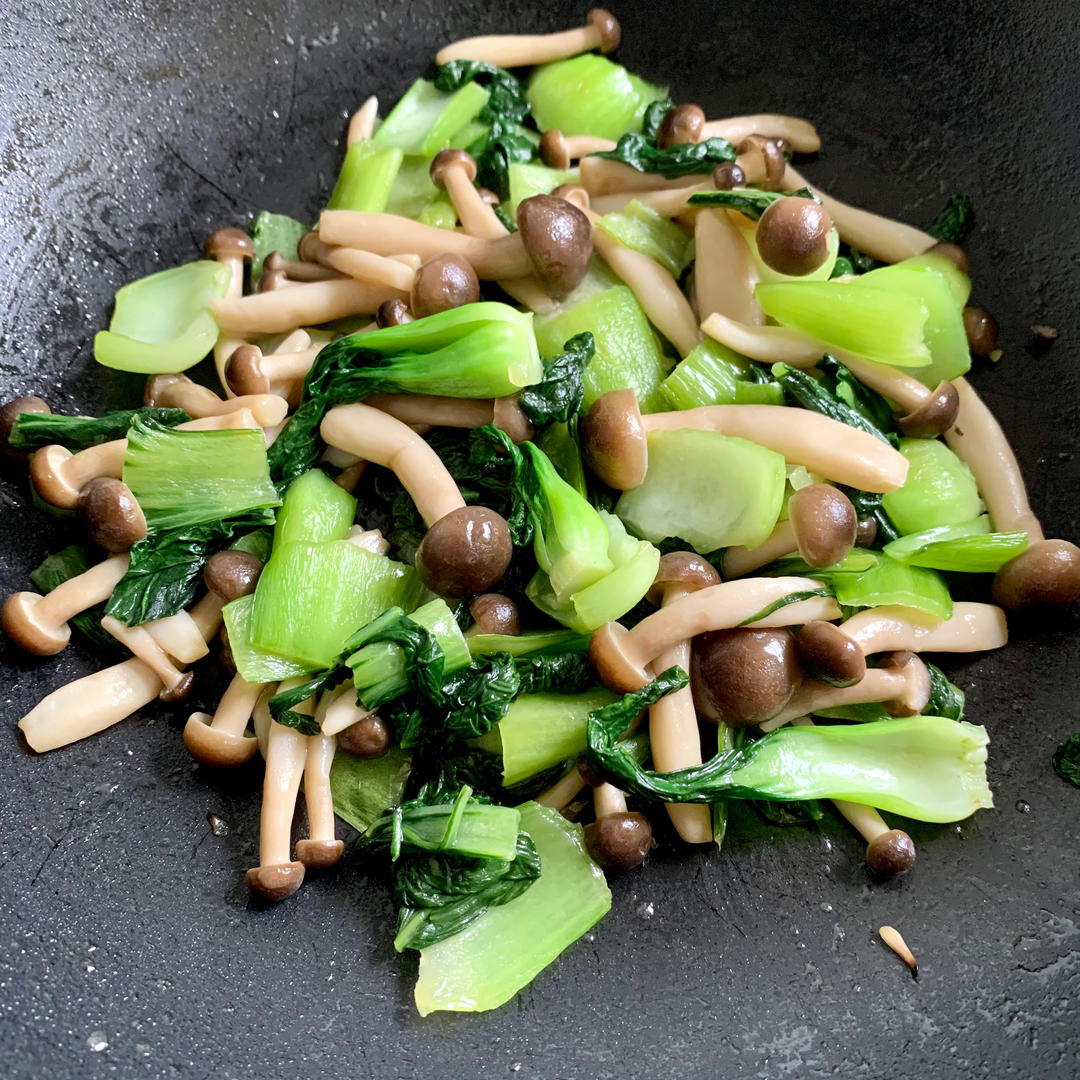 蟹味菇炒青菜