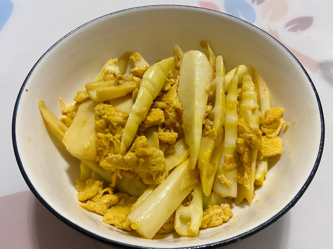 小笋炒蛋
