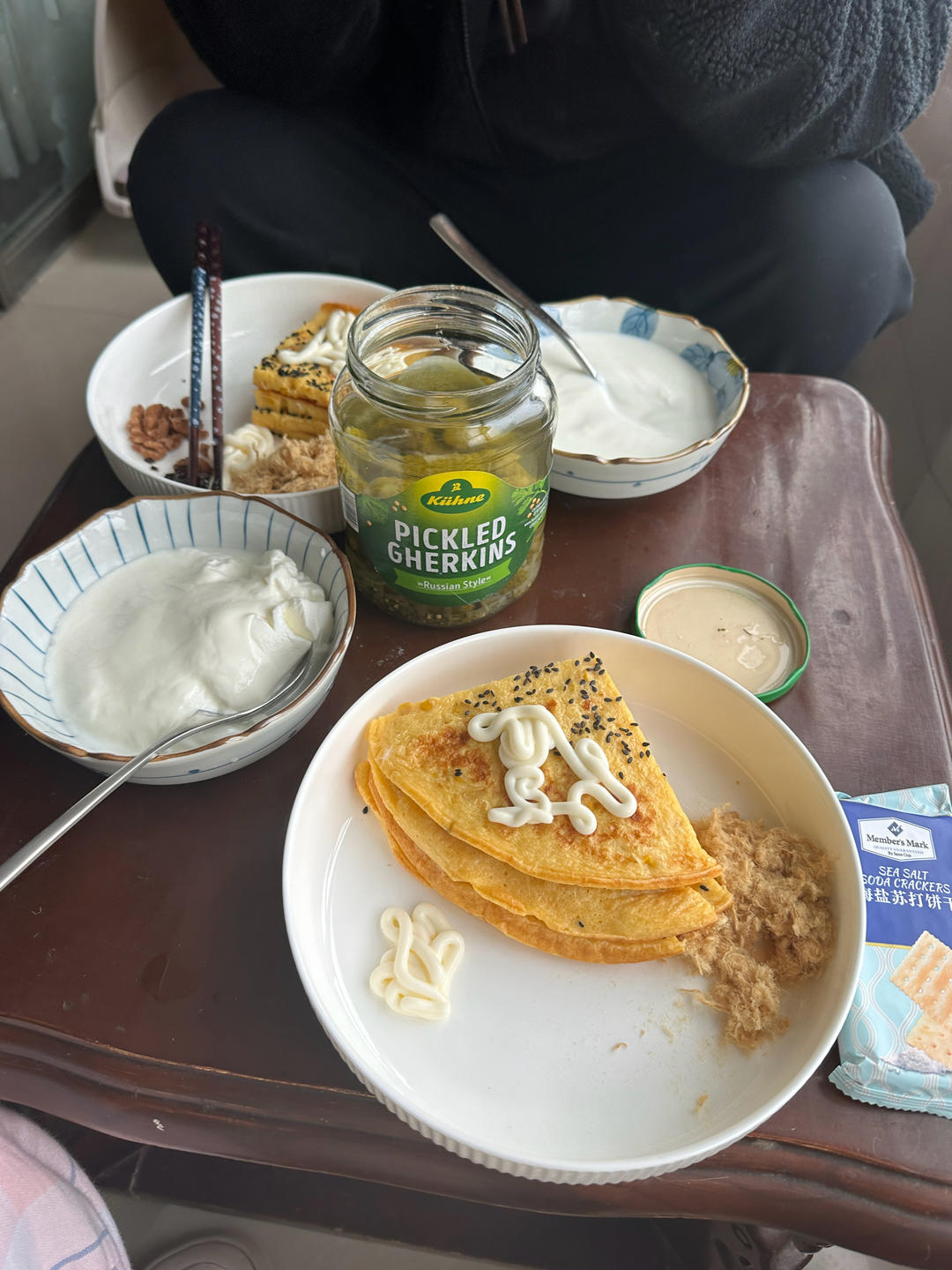 简单快手蔬菜鸡蛋煎饼