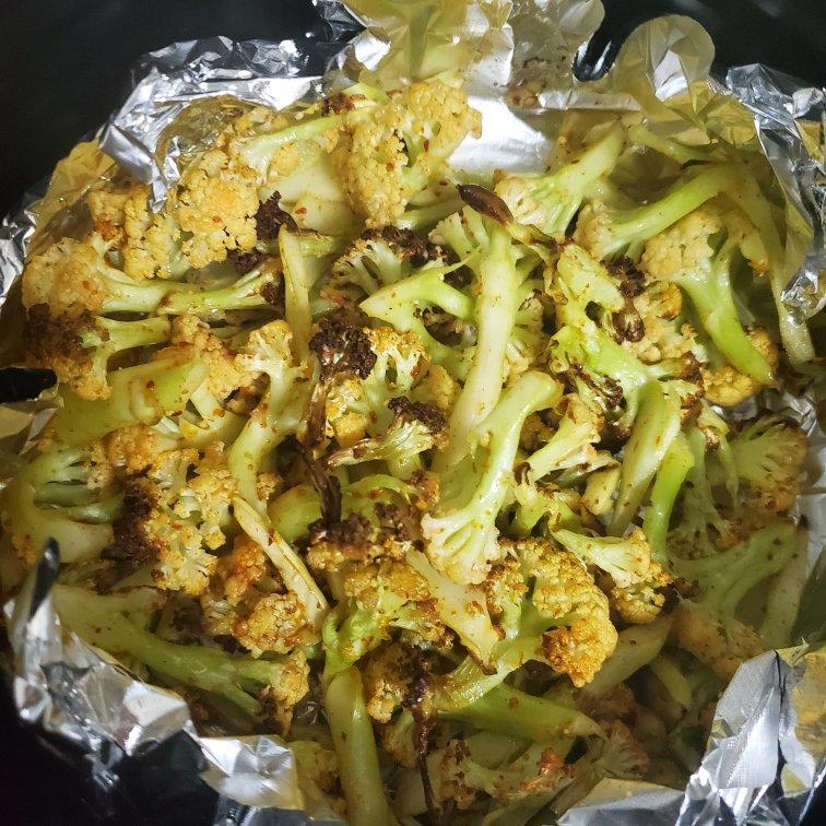 空气炸锅之五分钟搞定烤花菜！