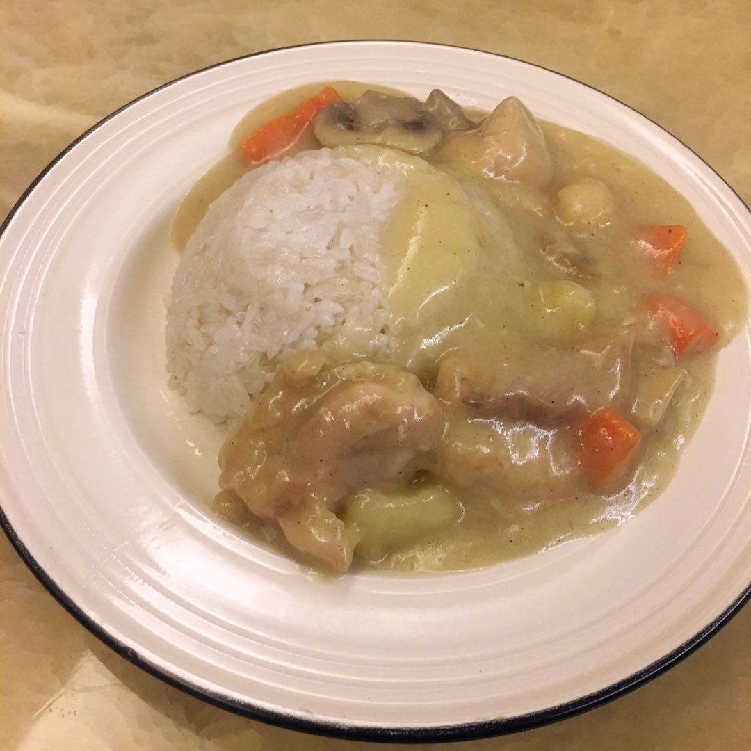 白汁鸡皇饭