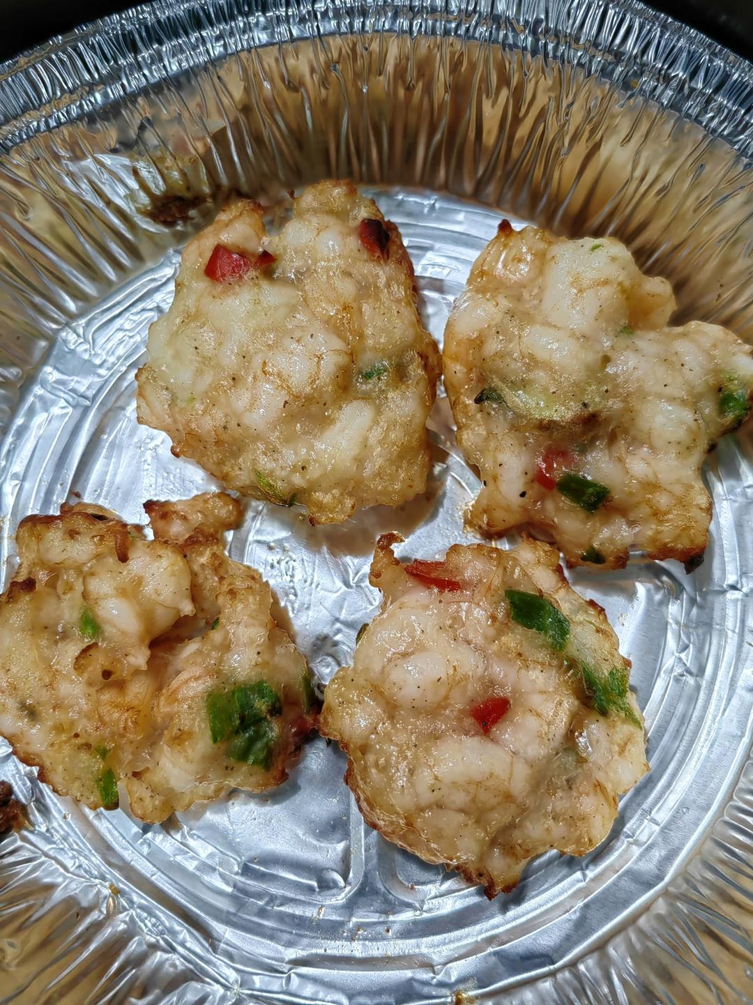 烤虾滑（虾饼）超简单的快手菜！
