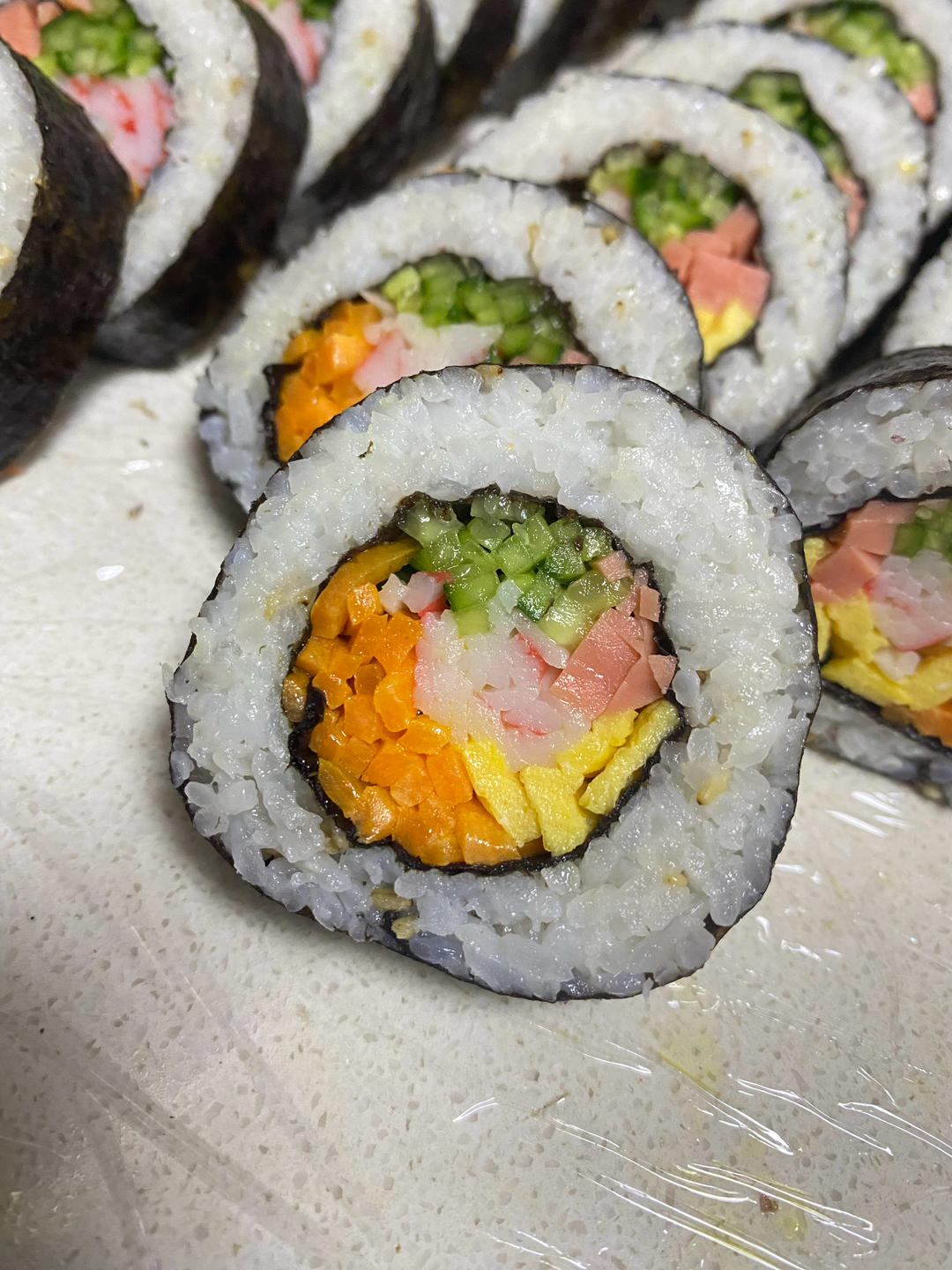 高颜值的紫菜包饭