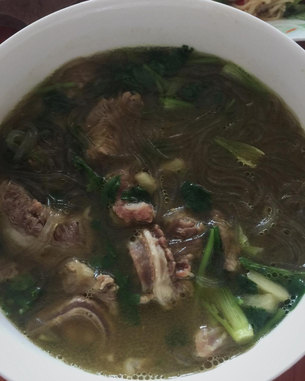 咖喱牛肉粉丝汤