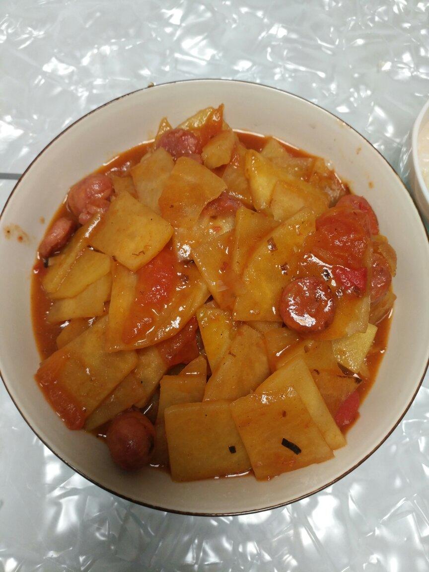 西红柿炒土豆