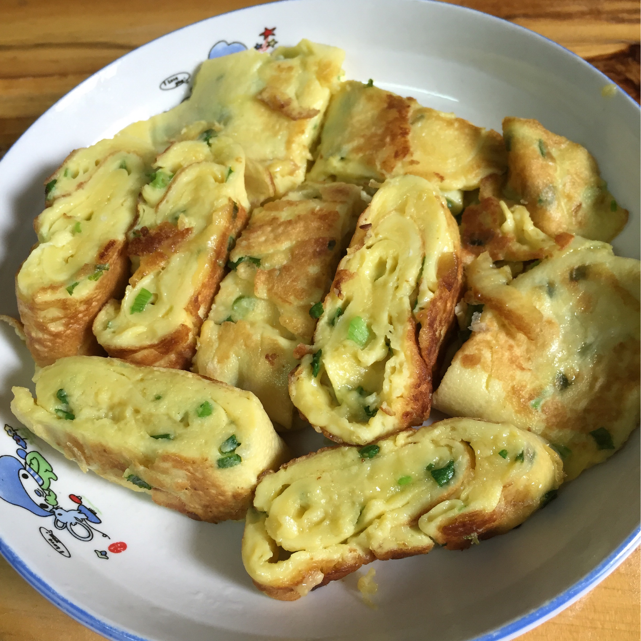 面粉鸡蛋薄饼 葱油甜面饼