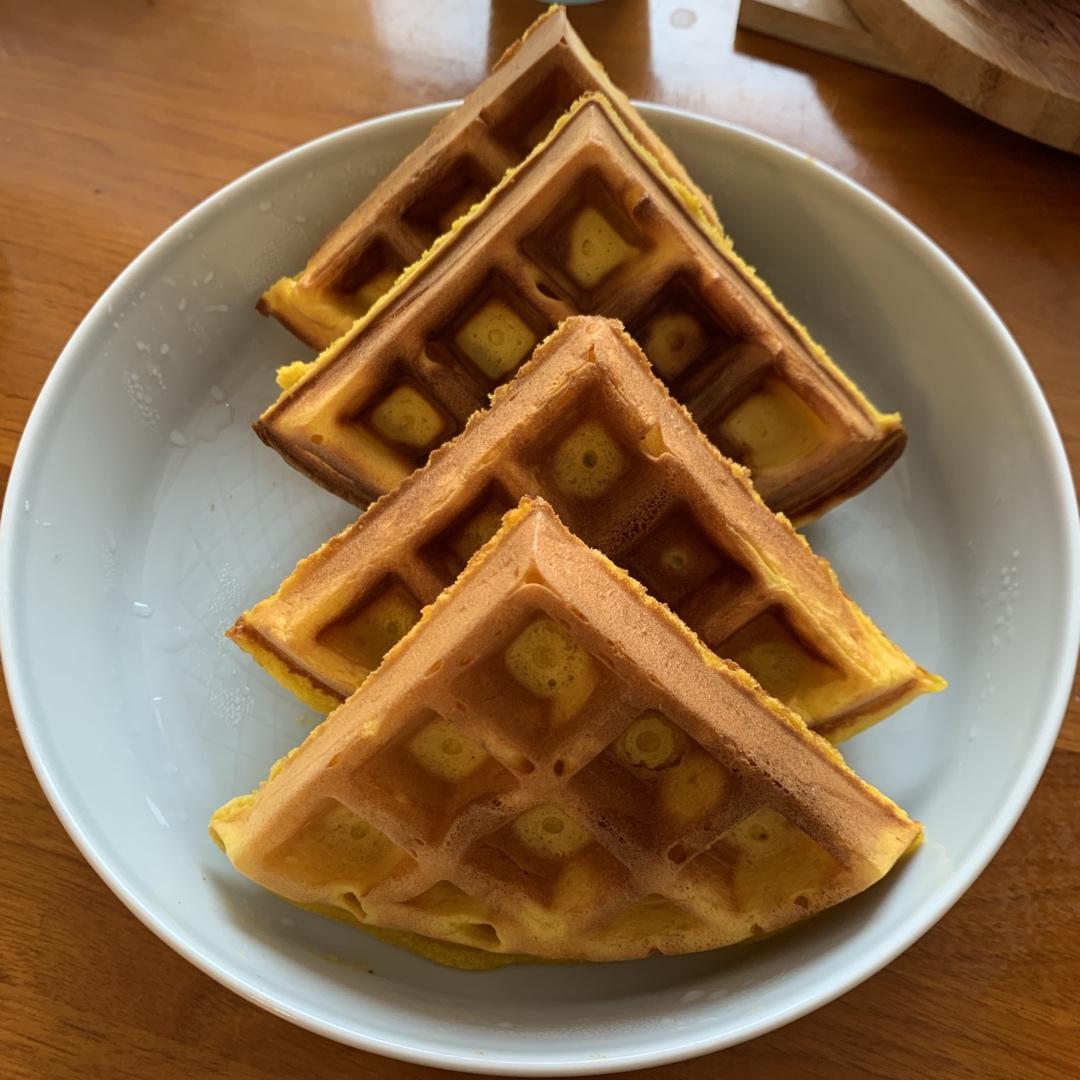 南瓜华夫饼