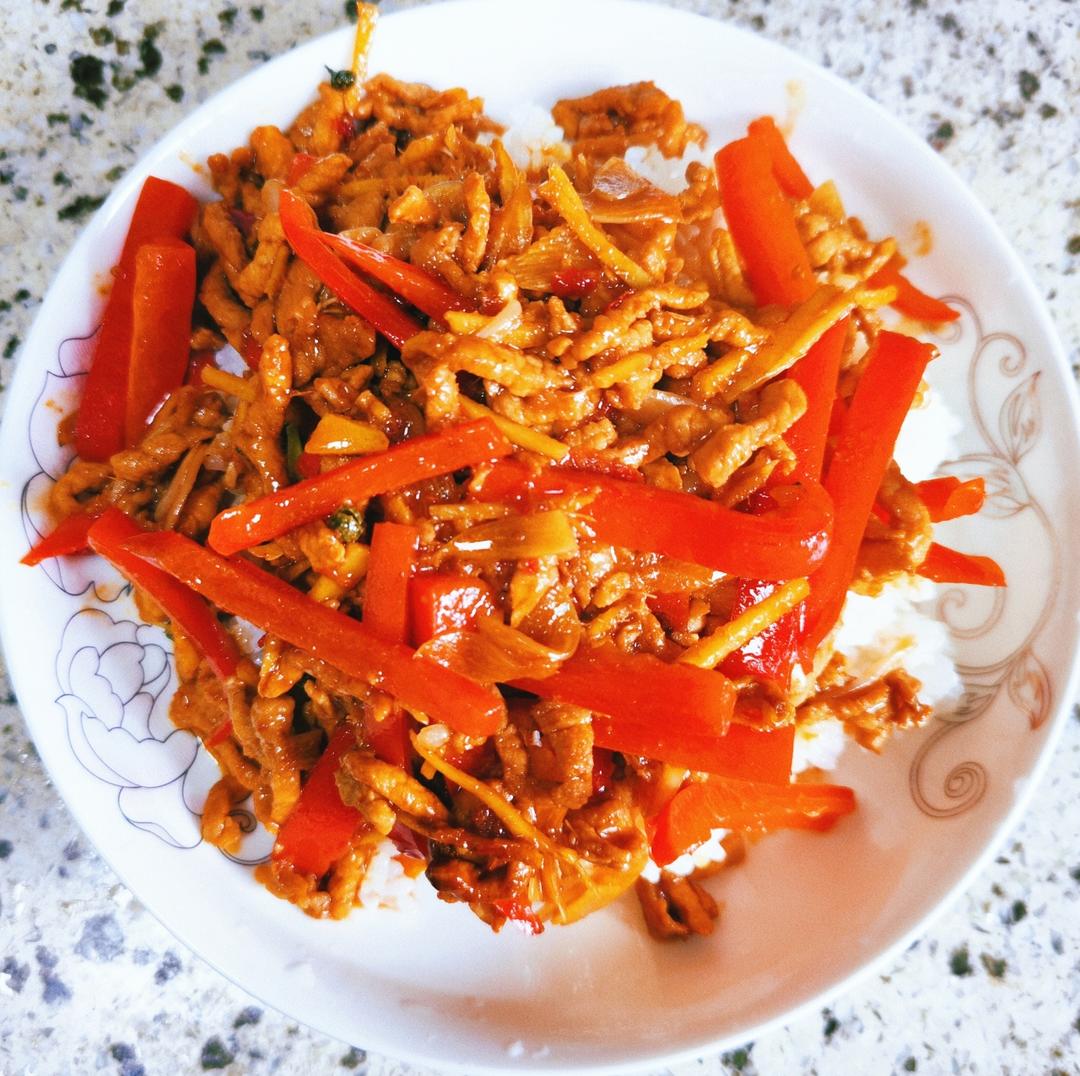 红椒肉丝（甜椒肉丝）