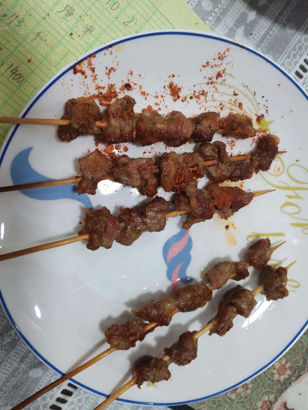 烤完不柴的电烤箱羊肉串