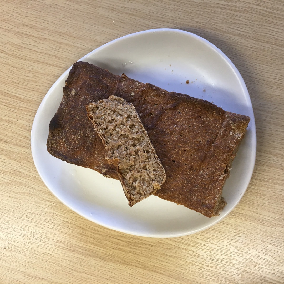 无油无糖 全麦面包 【无需面包机】