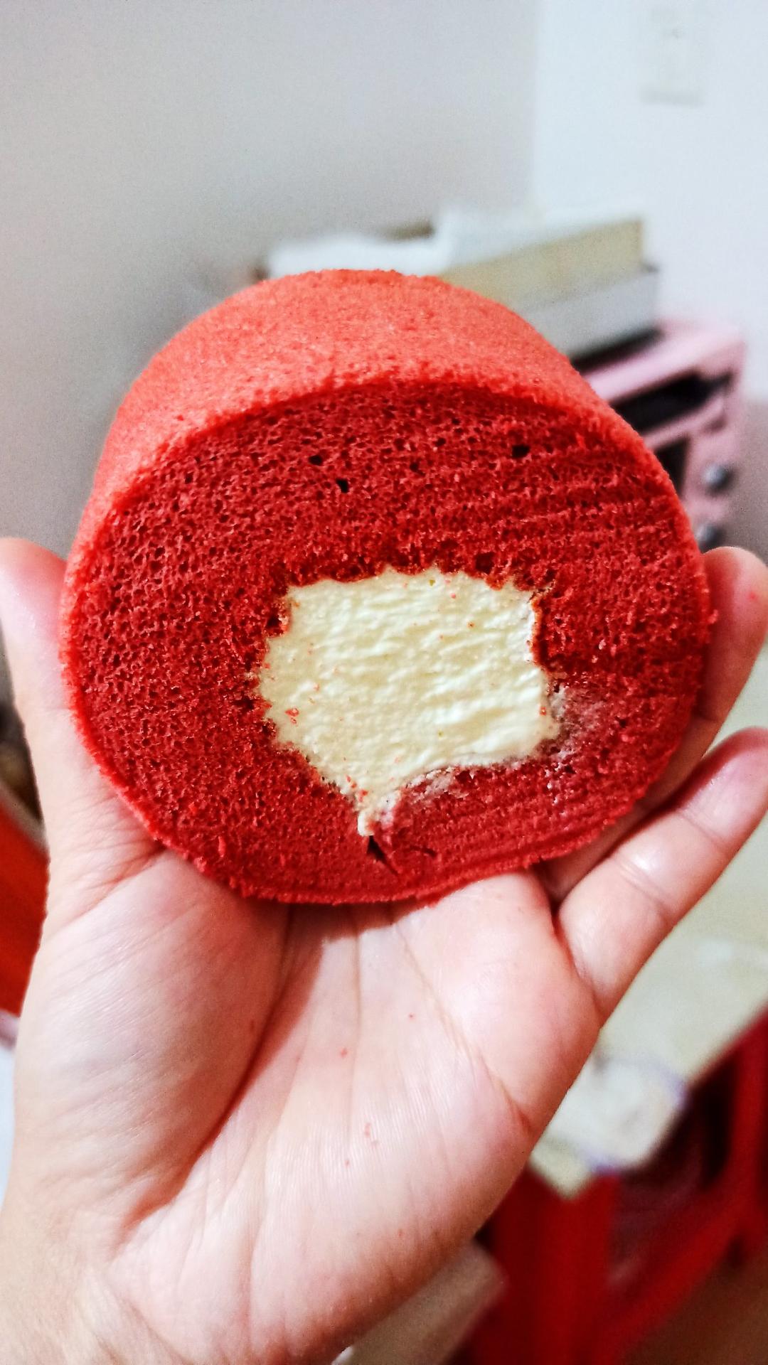红丝绒蛋糕卷